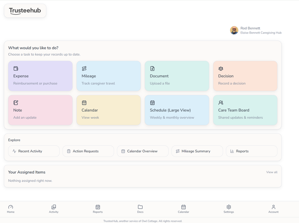 Introducing Trusteehub: A Better Way for Families to Coordinate Elder Care